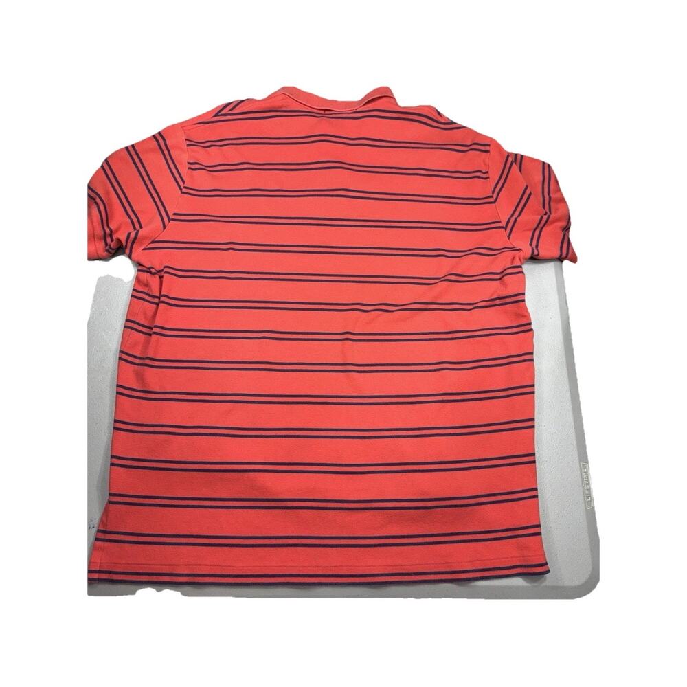 Polo Ralph Lauren Blue And Red Striped Men's Short Sleeve - Picture 5 of 5